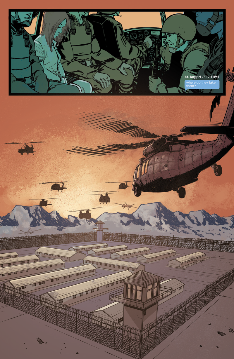 Illustration for article titled Dive Into a Mysterious, Brutal Conspiracy in This Look Inside the New Young Terrorists Collection